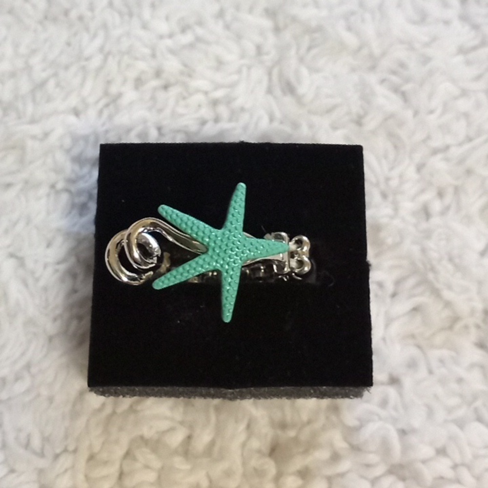 Wish Upon A Starfish Blue Ring